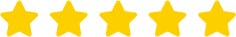5 stars rating on Yelp